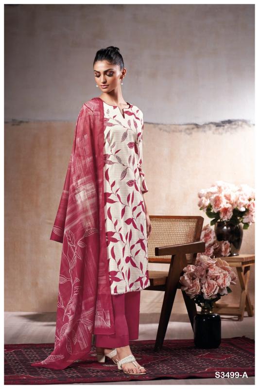 Ganga nataly 3499 cotton dobby print pakistani wholesale salwar kameez in karachi