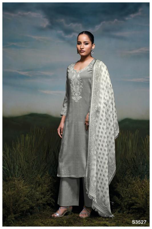 Ganga obehi 3527 cotton pakistani wholesale salwar kameez in karachi