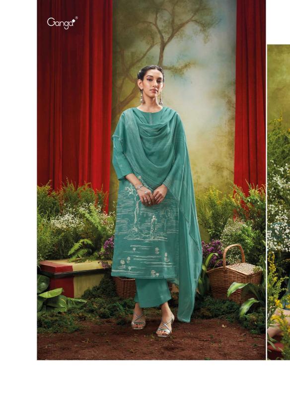 Ganga veda paitern printed pakistani salwar kameez wholesale