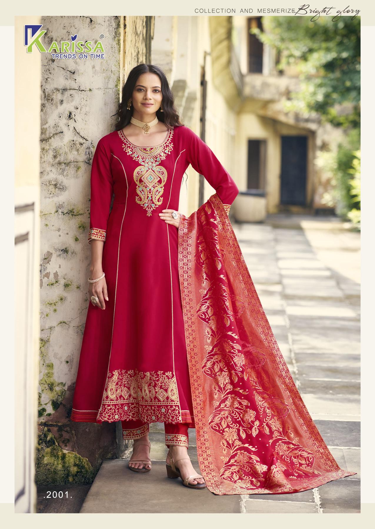KALISHA KARISSA TOP PANT WITH DUPATTA kurti manufacturer in india