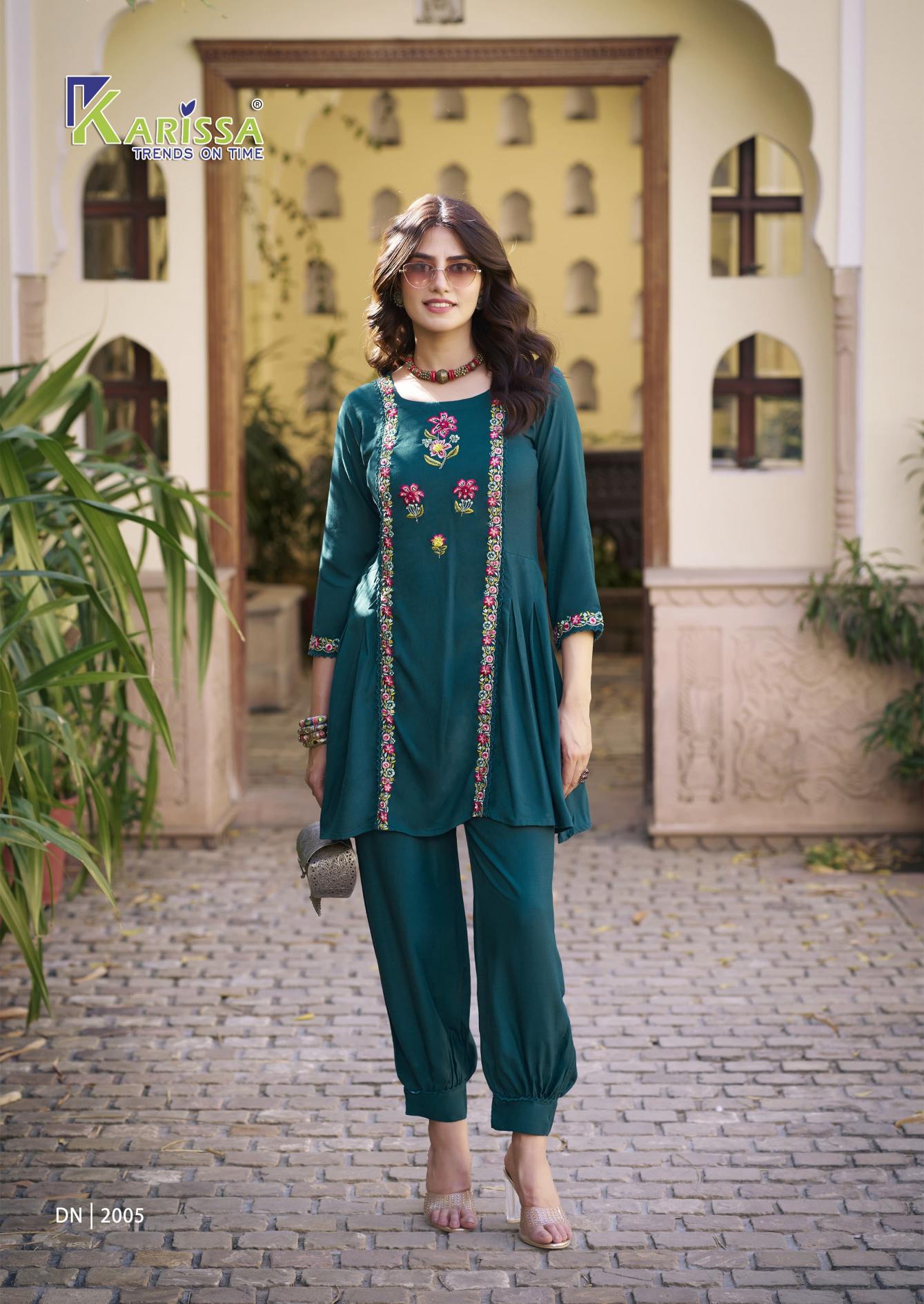 Karissa celina co ord set rayon slub direct manufacturer of kurtis