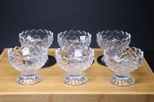 MG Transparent Fluted Ice Cream Cup Set bulk kitchen products