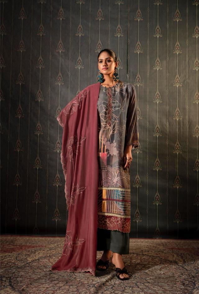 Mumtaz arts sitaray muslin viscose muslin sambalpuri dress material wholesale