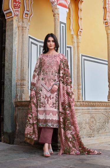 Romani aarzu soft cotton digital style wholesale dress material online