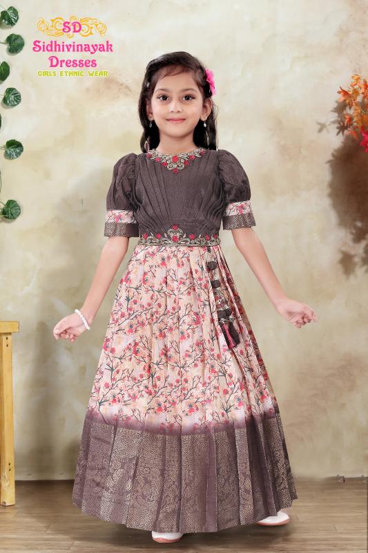 Sd girls gown children branded kurti wholesale