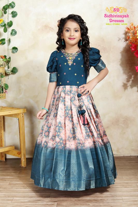 Sd girls gown children premium kurti manufacturer