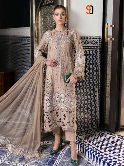 Shradhha designer maria.b.lawn bol 2 pure cotton wholesale dress materials in surat