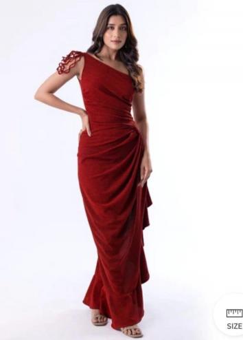 Sinny Gown with off sleeve branded kurtis manufacturers