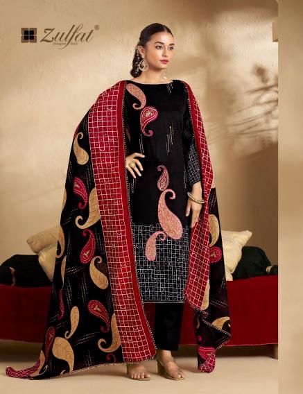 Zulfat designer suits sangini vol 5 jam cotton wholesale dress material online