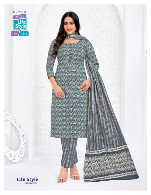 MCM lifestyle vol-13 cotton printed top bottom dupatta premium kurti manufacturer
