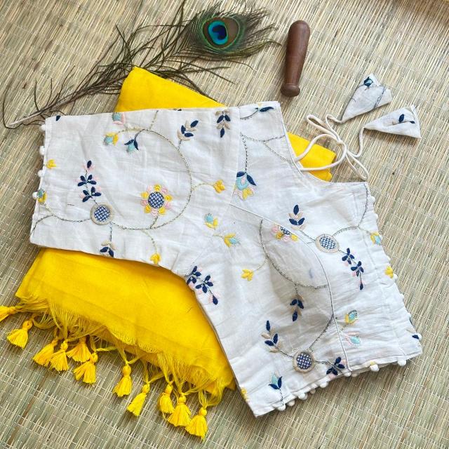 Blousewala presenting khadi cotton saree surat wholesale market
