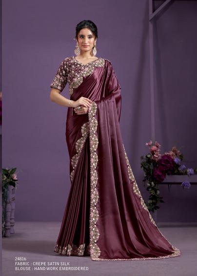Mahotsav moh manthan 24800 series advaya two tone satik silk saree surat market