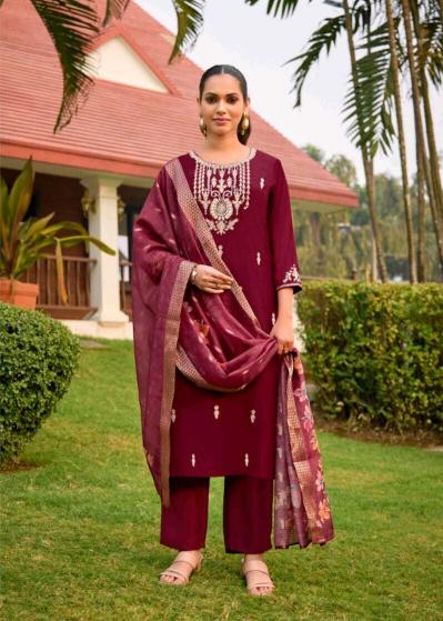 Subhash sarees rachita chinon silk top bottom dupatta premium kurti manufacturer