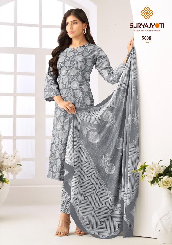 Suryajyoti ice look vol-05 heavy cotton print surat dress material wholesale market online