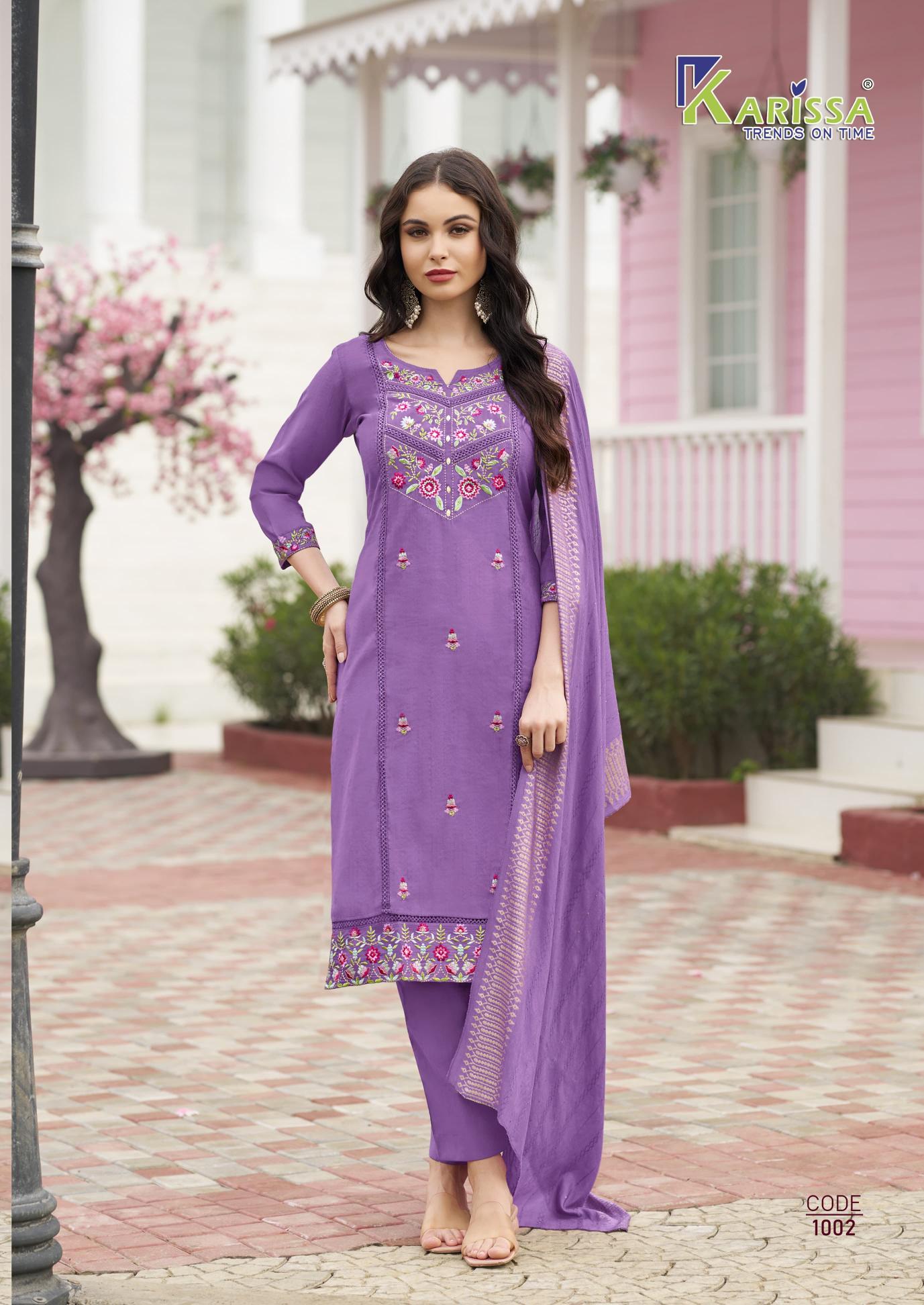 Karissa joohi viscose vatican 3 pcs kurti ladies wholesale clothing
