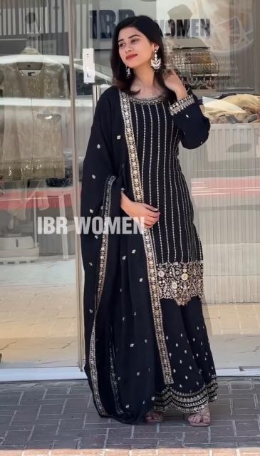 Sahiba d.no-AC-7066 faux georgette wholesale ready made salwar kameez