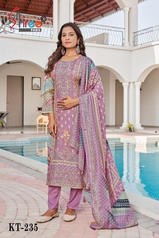 Shree fab d.no-KT - 235 maslin digital print sambalpuri dress material wholesale