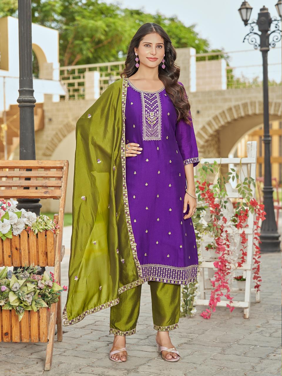 Aanchi plus zeenat straight cut 3 pcs kurti where can i buy wholesale clothing online