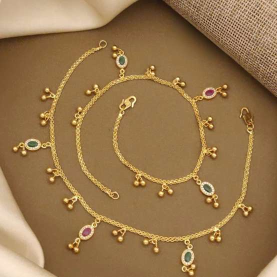 Anklets AK001 Imitation jewelry manufacturers in Surat