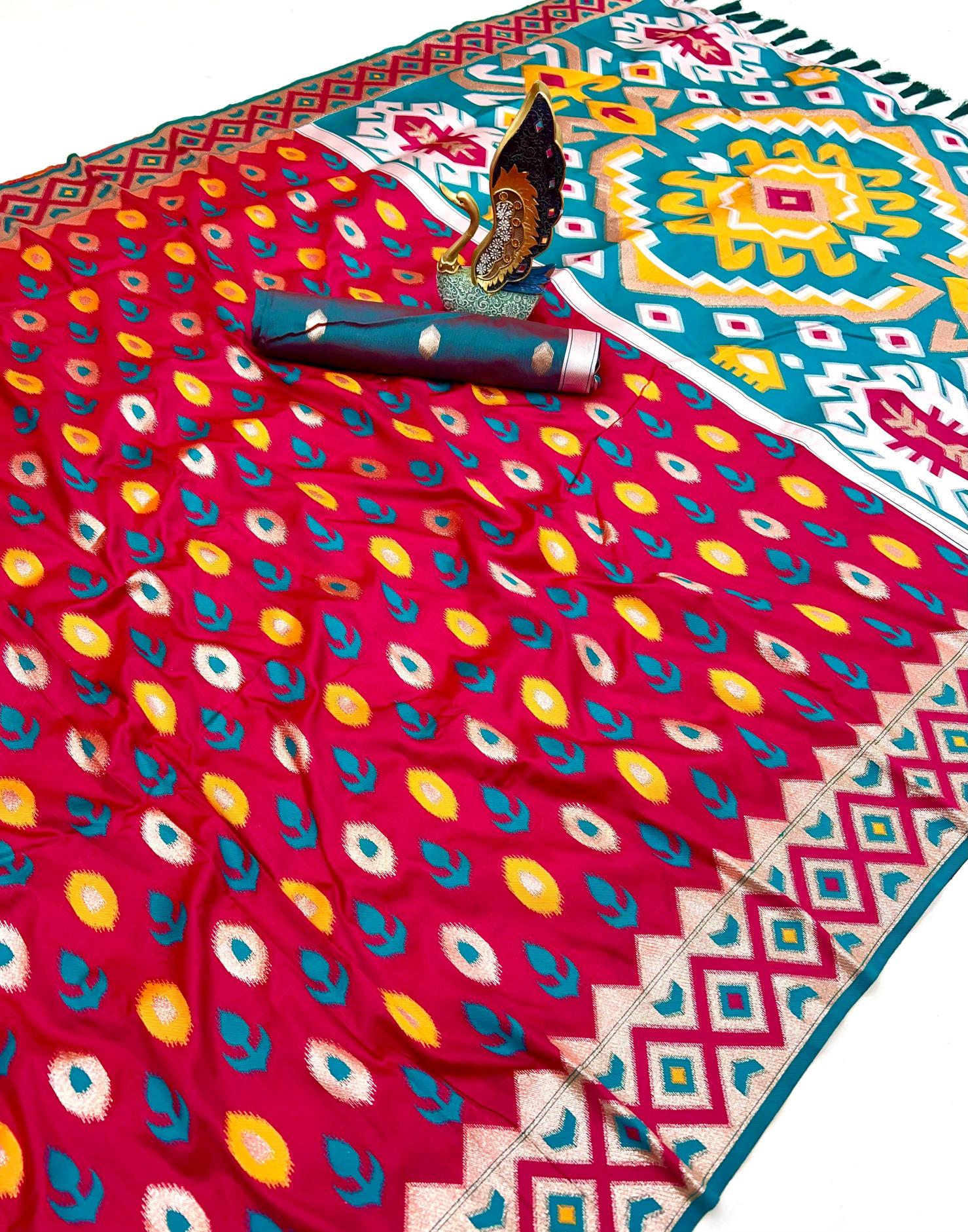 Anupama ikkat vol-1 multicolour soft silk saree in bulk