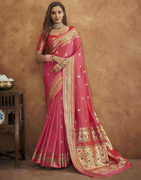 Anupama Nx-215 paithani soft silk bulk sarees online