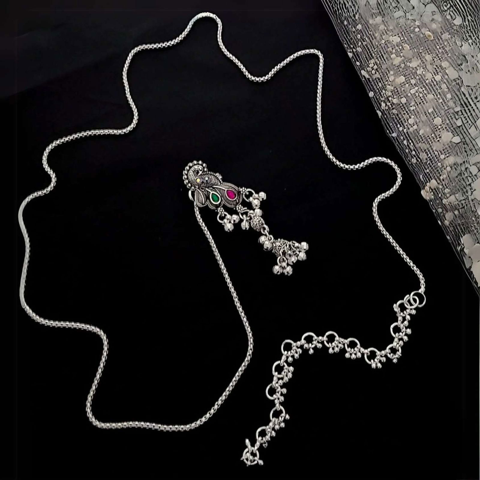 Astria Silver Waist Belt Costume jewellery wholesalers Gujarat