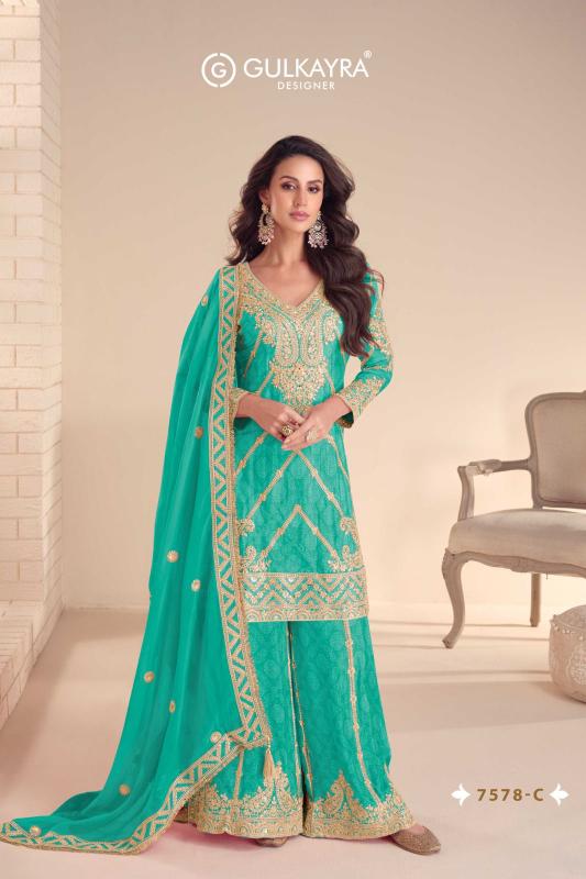Gulkayra designer rangoli readymade stitched salwar suits wholesale
