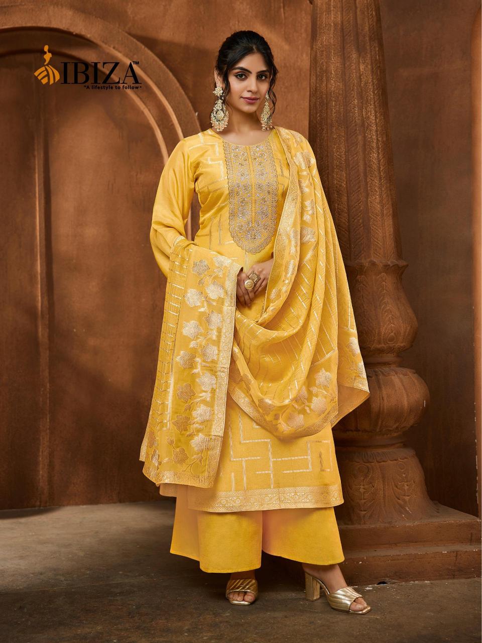 Ibiza faridan silk dress material wholesale bangalore