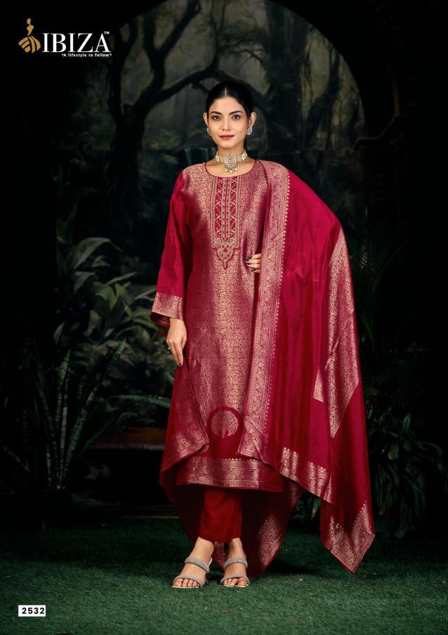 Ibiza sindoor silk dress material wholesale price