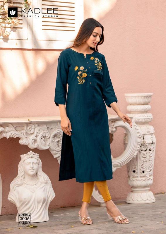 Kadlee sumer heavy rayon kurti wholesale womens clothing distributors