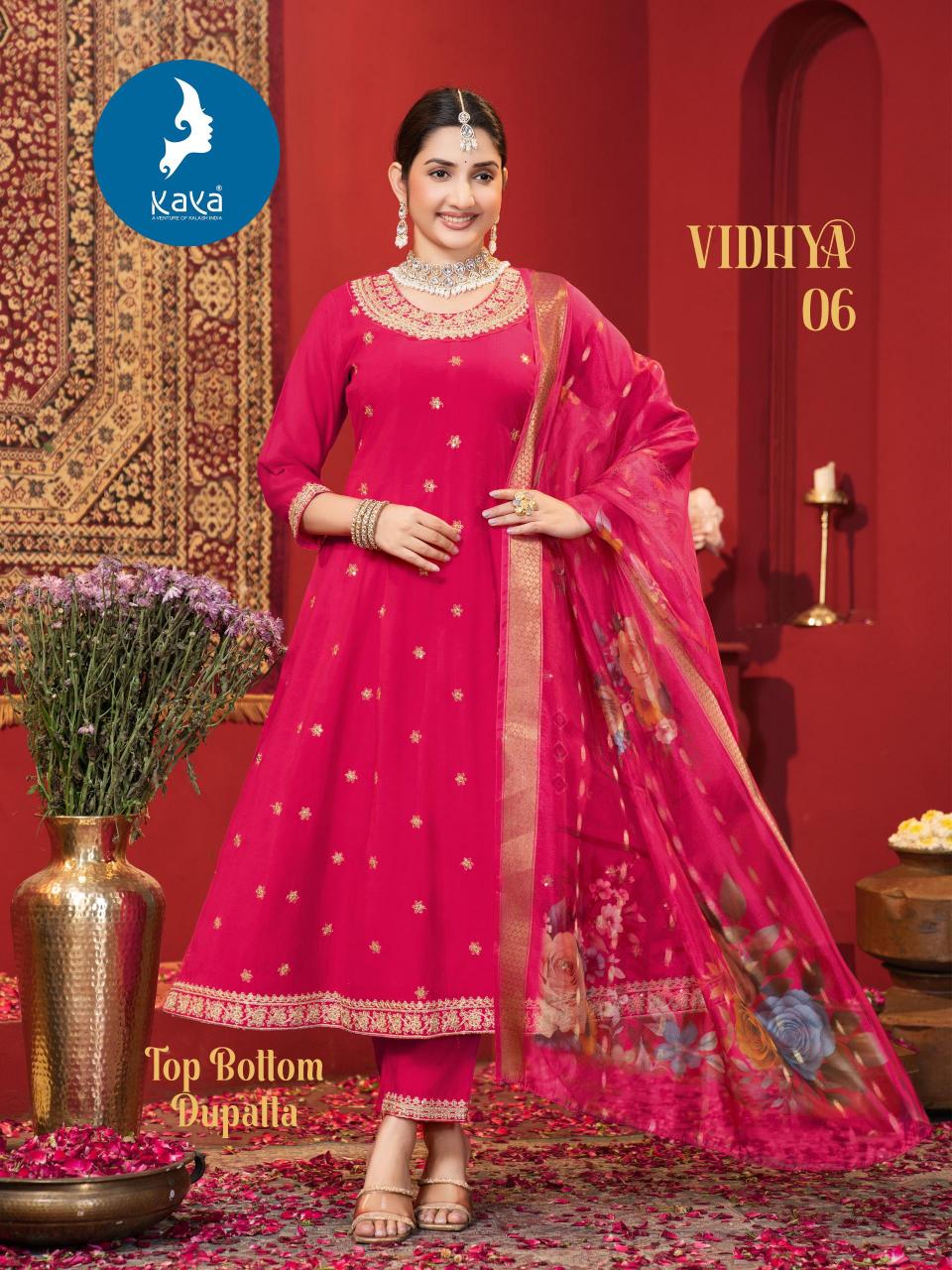 Kaya vidhya anarkali style 3 pcs kurti wholesale retail clothing suppliers