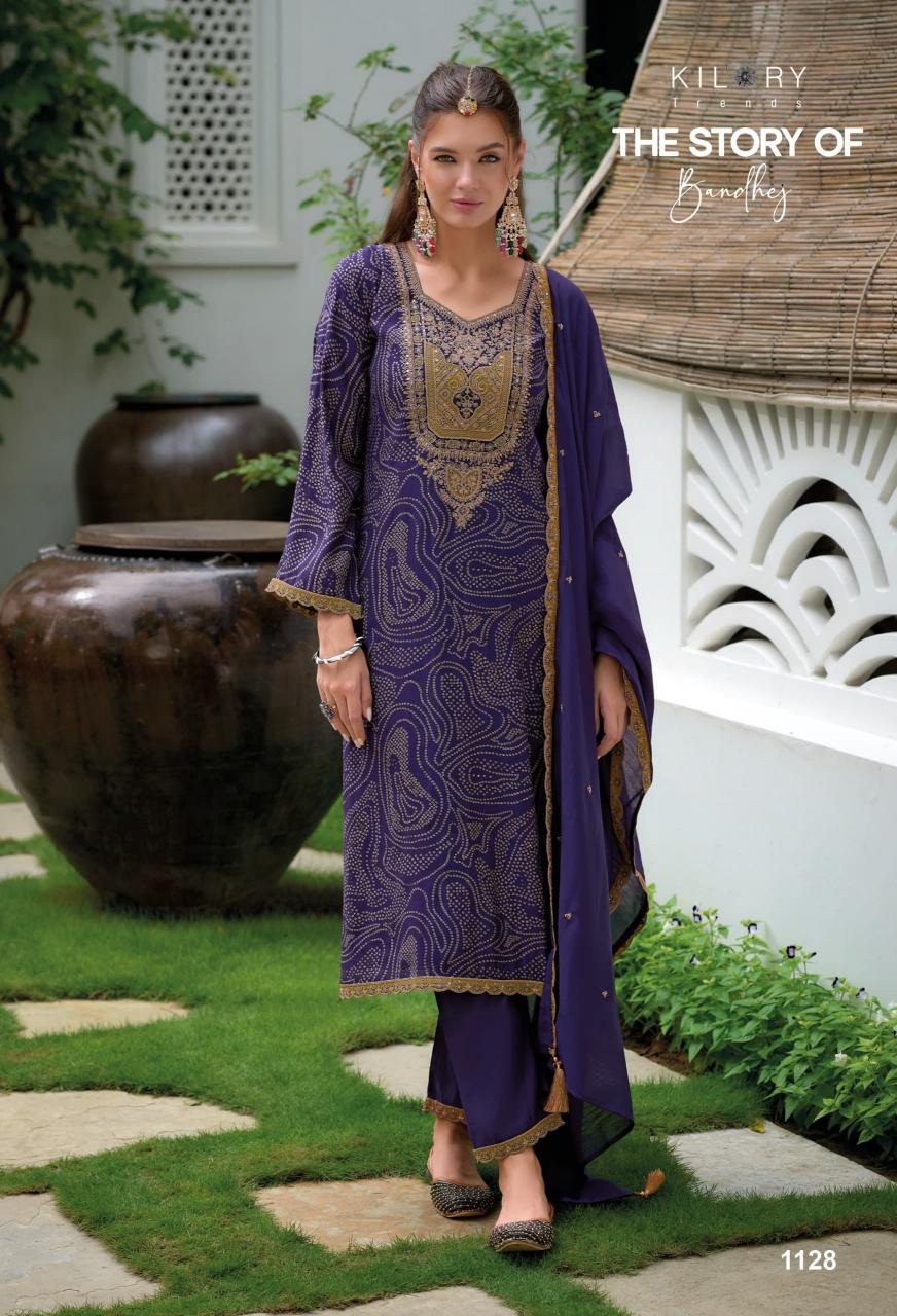 Kilory trends the story of bandhej wholesale bandhani dress material