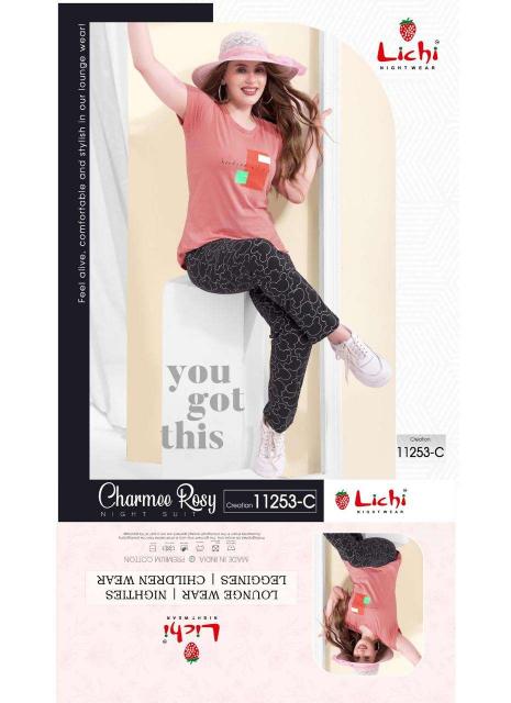 Lichi rosy heavy hojiyari night suit women clothing wholesalers