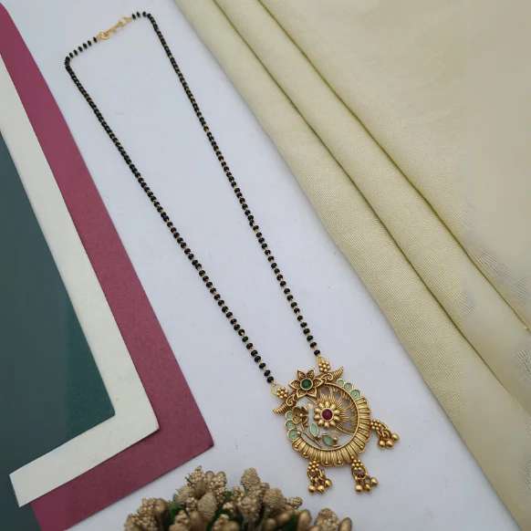 Mangalsutra with Single Chain MSS019 Surat imitation jewelry market