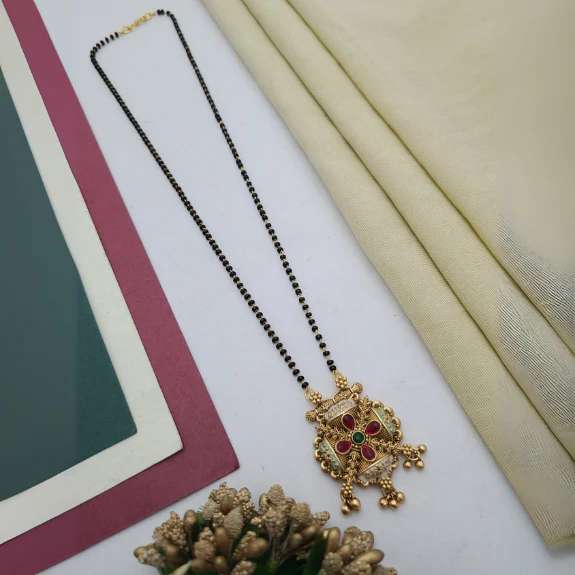 Mangalsutra with Single Chain MSS021 Imitation jewelry wholesale market
