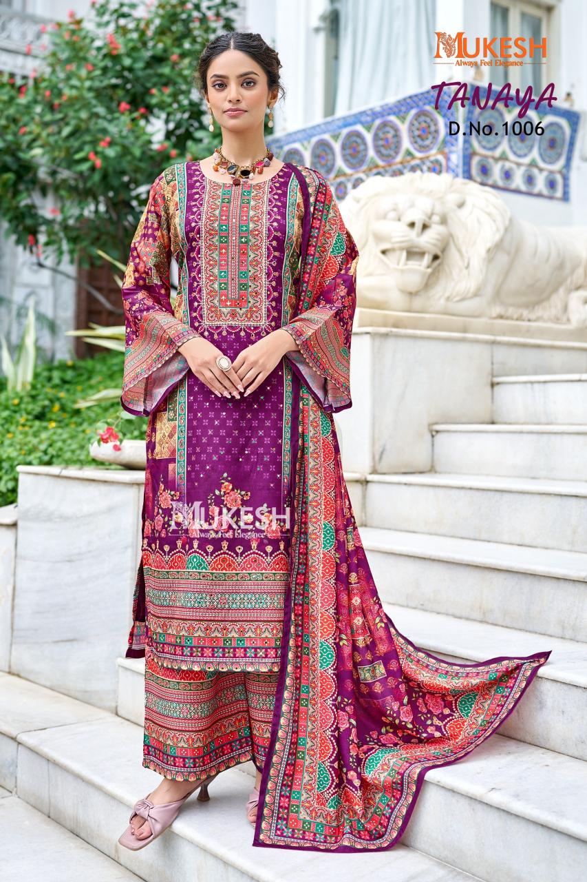 Mukesh tanaya 3 pcs kurti india wholesale market for clothes