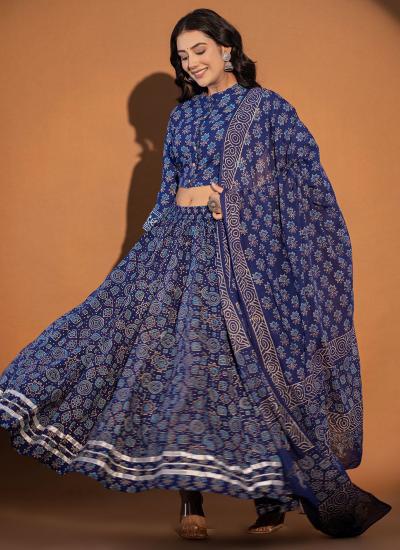 Multi Color Cotton Printed Work Ocassional Wear 948 Bridal Lehengha choli wholesale