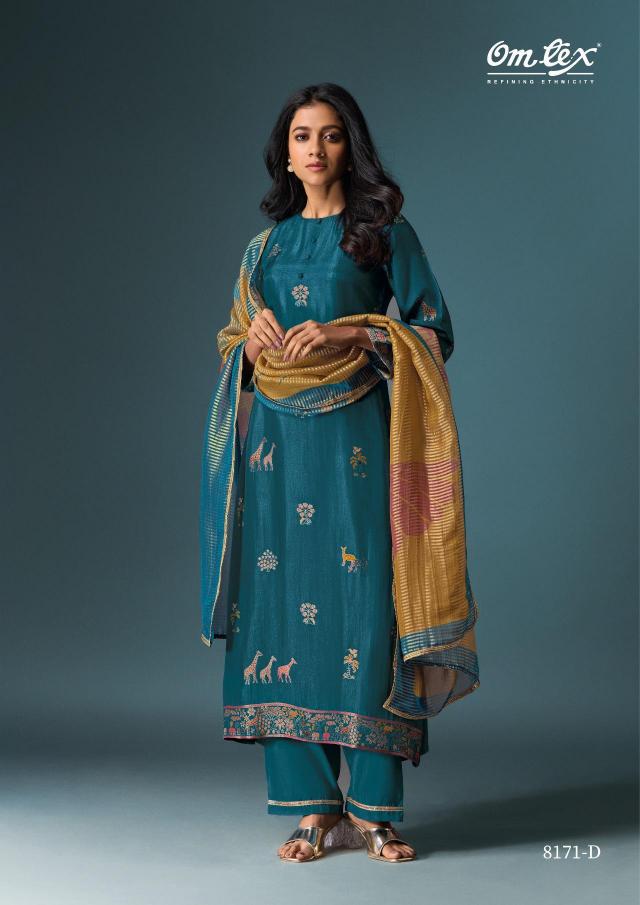 Omtex niraya designer wholesale dress materials in gujarat