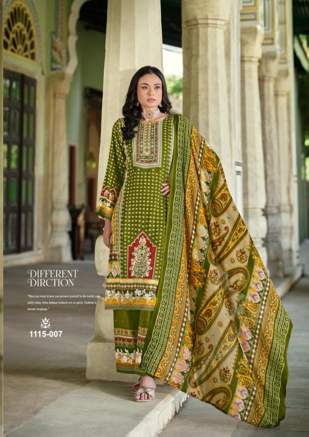 Romani mahira vol 3 karachi cotton dress material wholesale market in surat