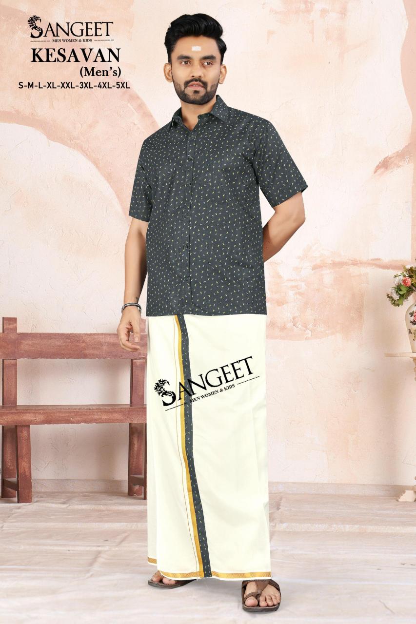 Sangeet kesavan mens wear shirt & vesti wholesale cloths