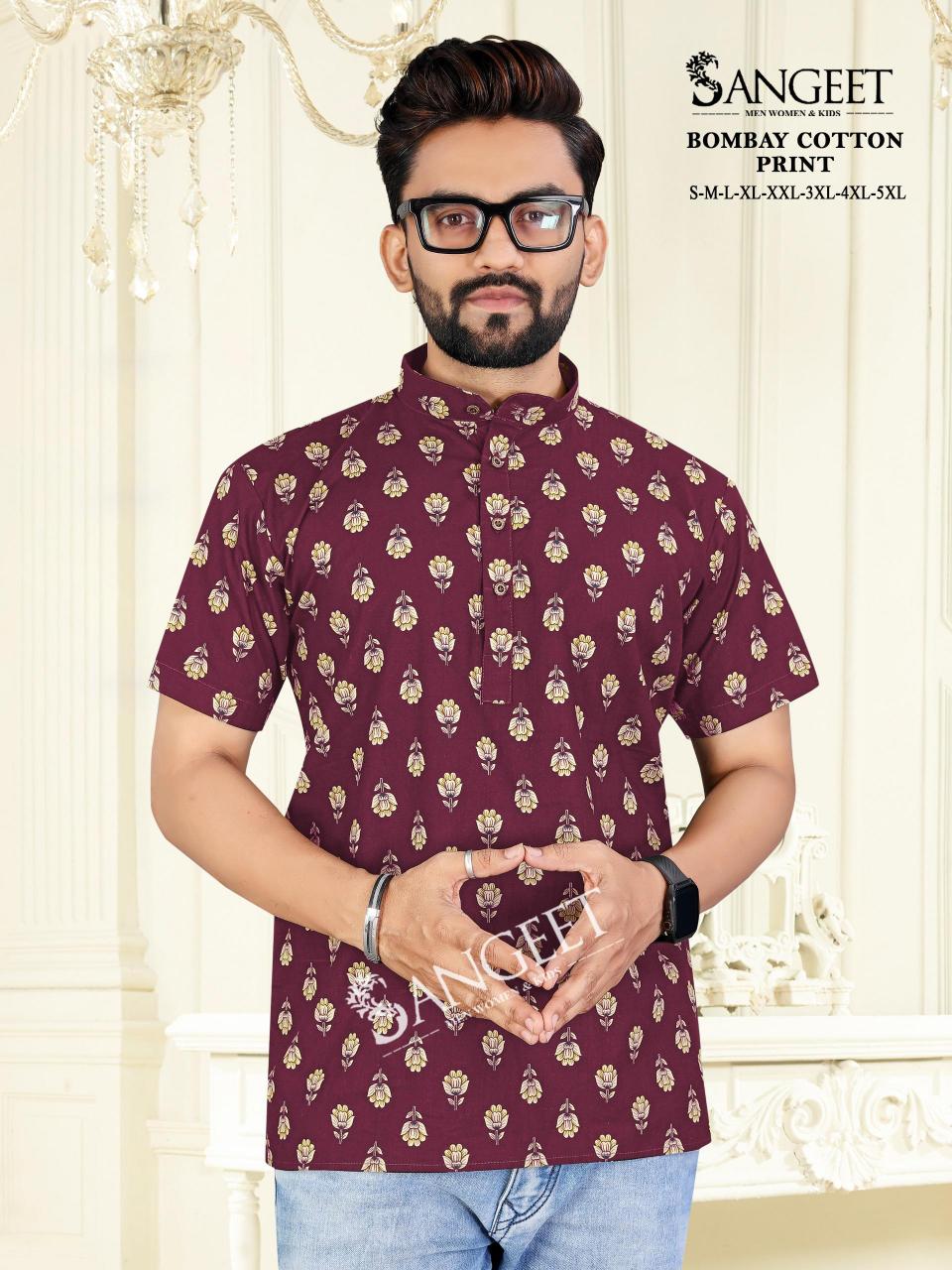 Sangeet mens wear short kurta wholesale clothes supplier