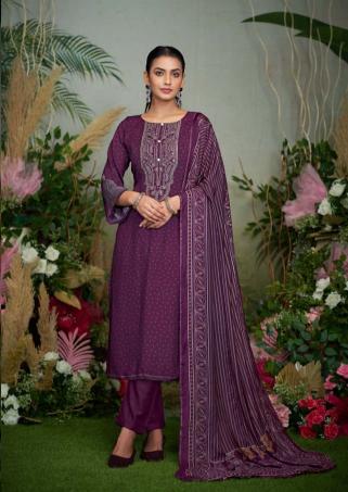 Sargam olive printed buy wholesale dress materials online