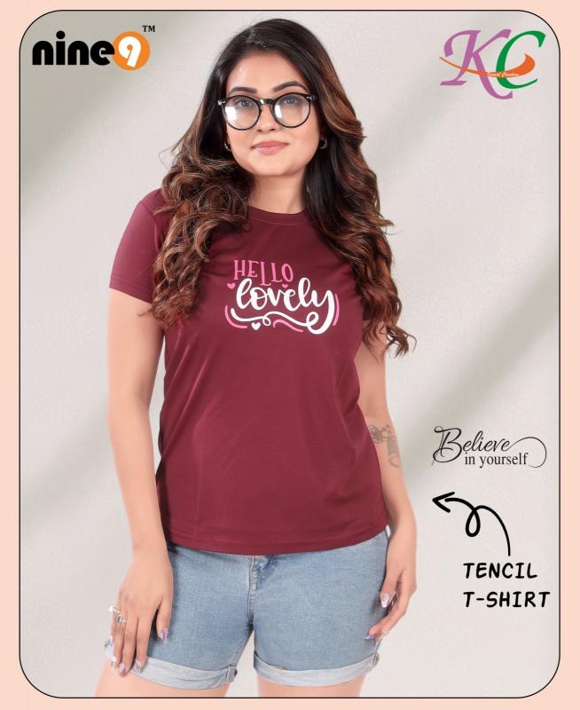 Shorya tencil  t shirt ladies wholesale clothing suppliers
