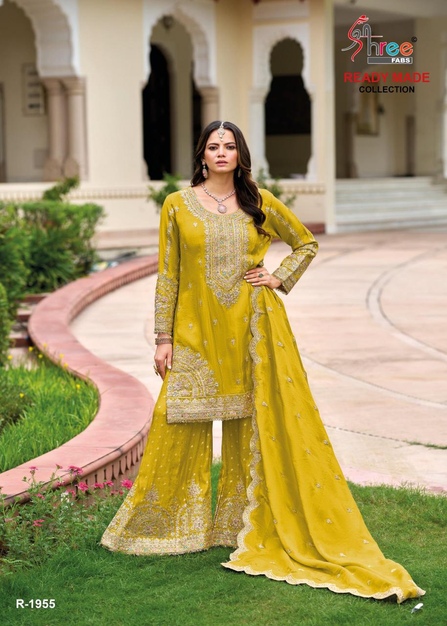 Shree fab d.no 1955 readymade metro wholesale salwar suits