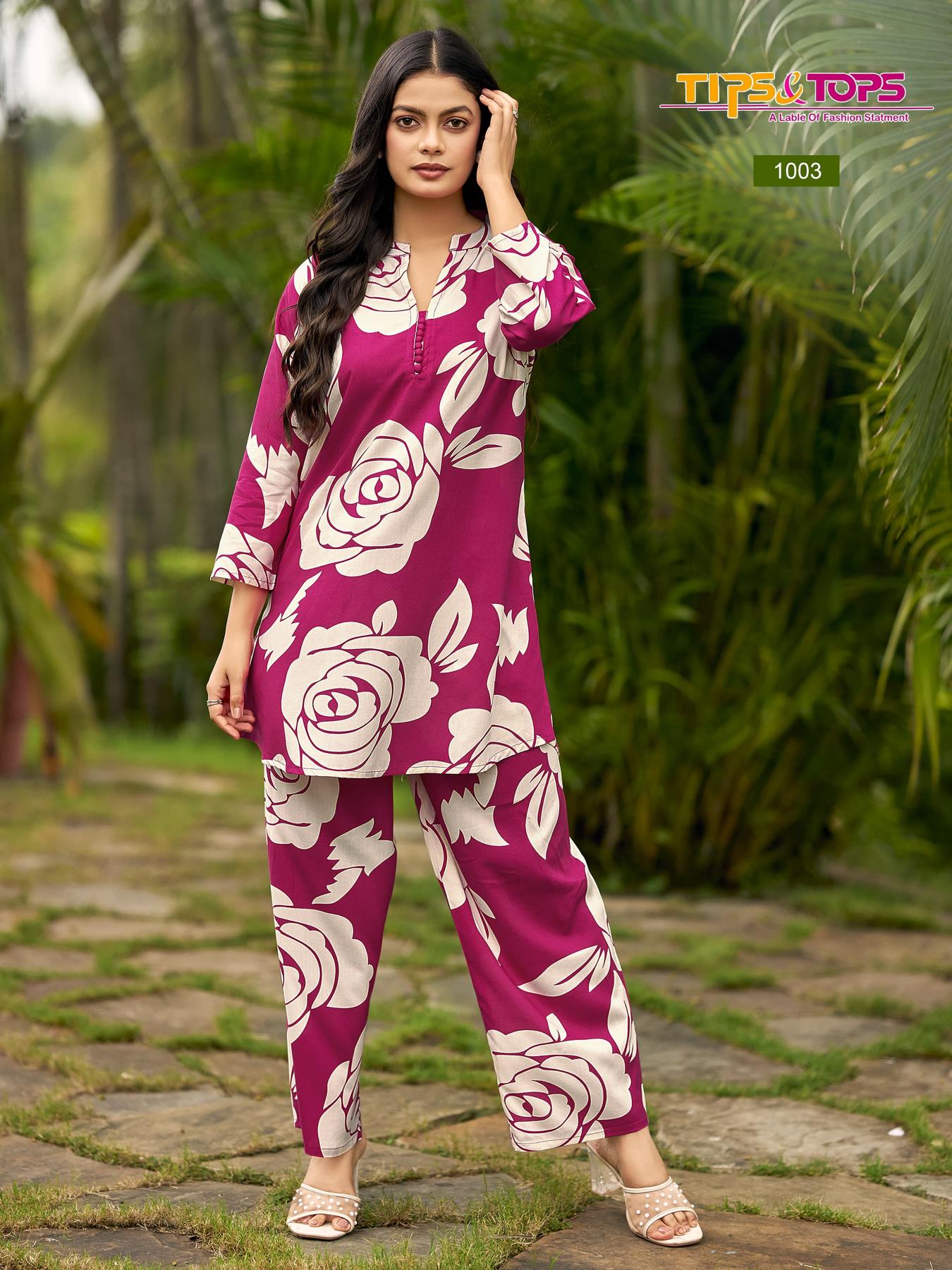 Tips & tops fashion beats vol 13 coord set clothing wholesale market gujarat india online