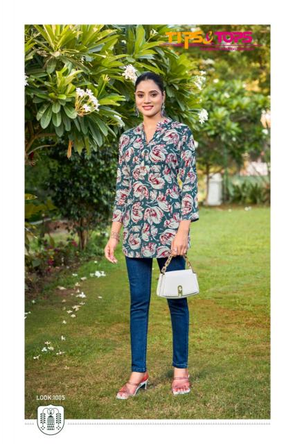 Tips & tops orio fancy short top wholesale clothing markets india