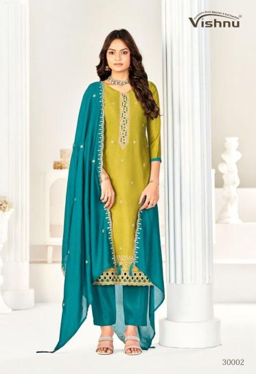 Vishnu aarzoo vichitra silk dress material surat wholesale