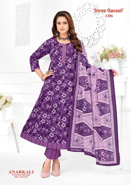 Shree ganesh zeenat vol-3 anarkali style 3 pcs wholesale kurti with price