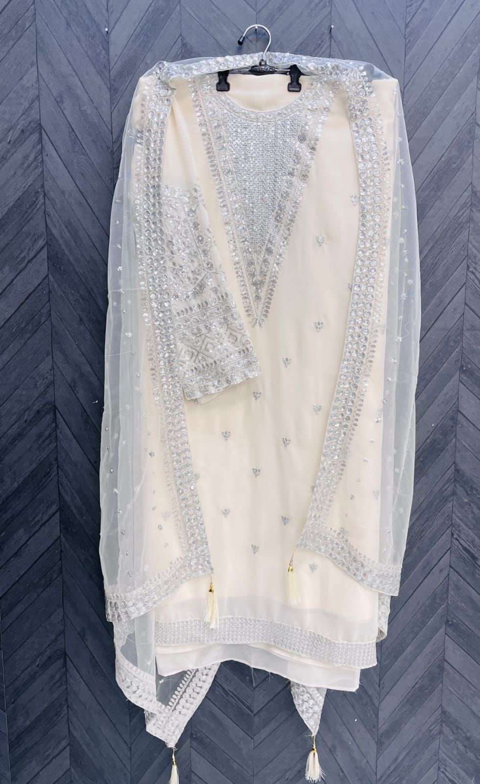 KF - 147 Fox Georgette With Multi Pakistani Suits wholesale online market