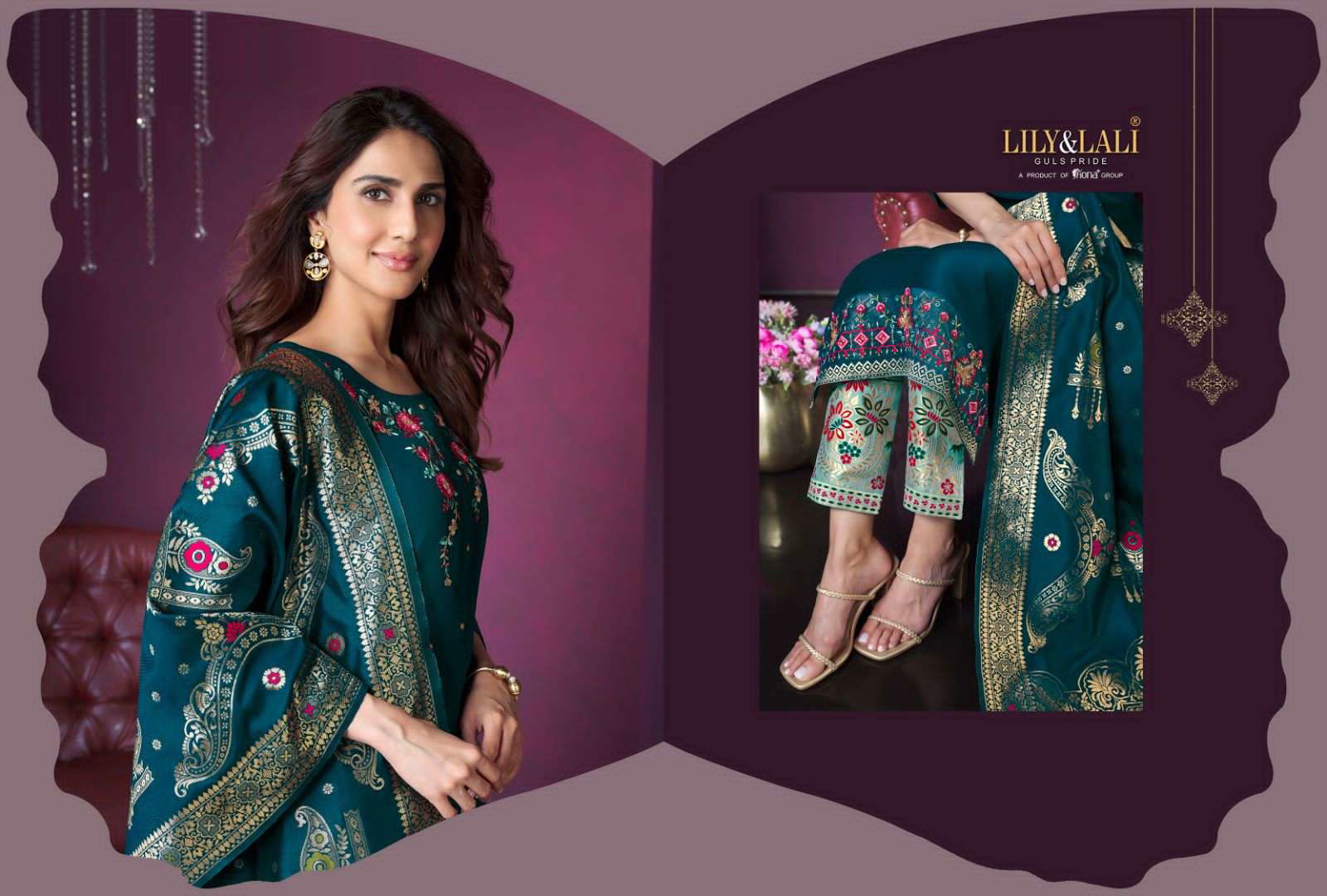 LILY & LALI MEENAKARI vol 3 VAANI KAPOOR COLLECTION branded kurti wholesale rate